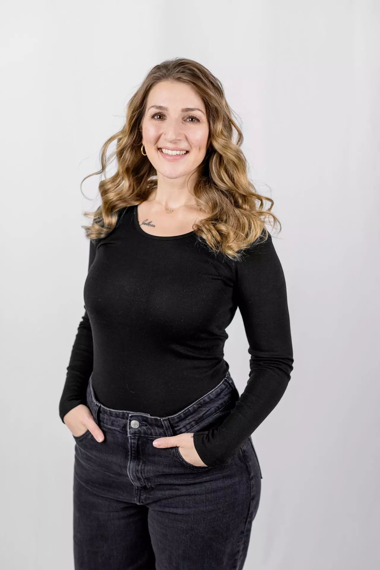 Maglietta manica lunga donna Lana e Seta M 38-40