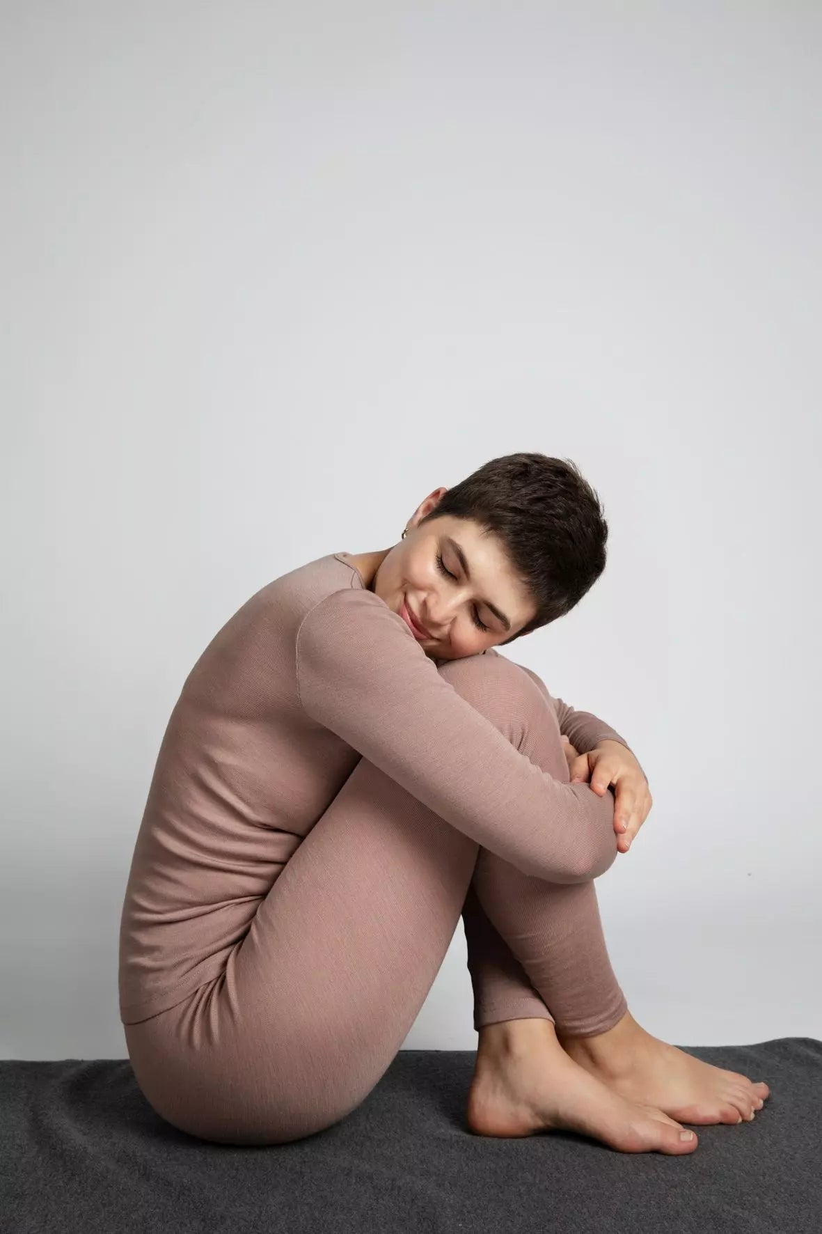 Maglietta manica lunga donna Lana e Seta XL 46-48