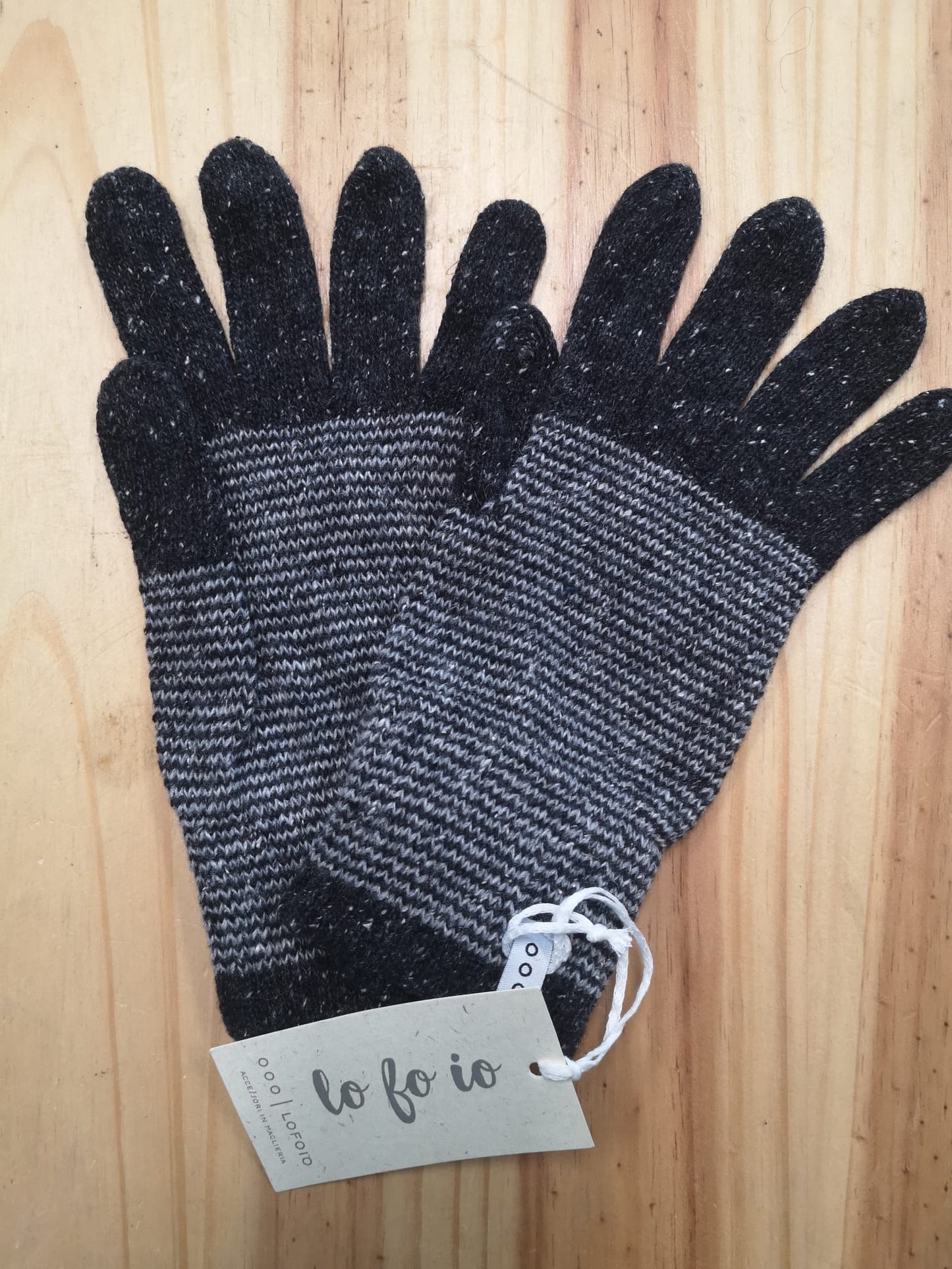 Guanti in lana rigenerata