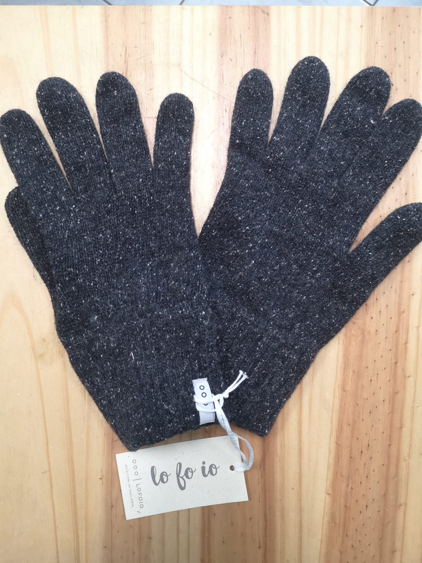 Guanti in lana rigenerata