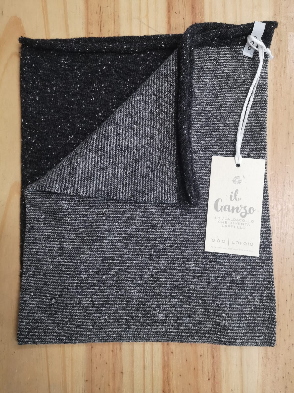 Scaldacollo Ganzo in lana rigenerata