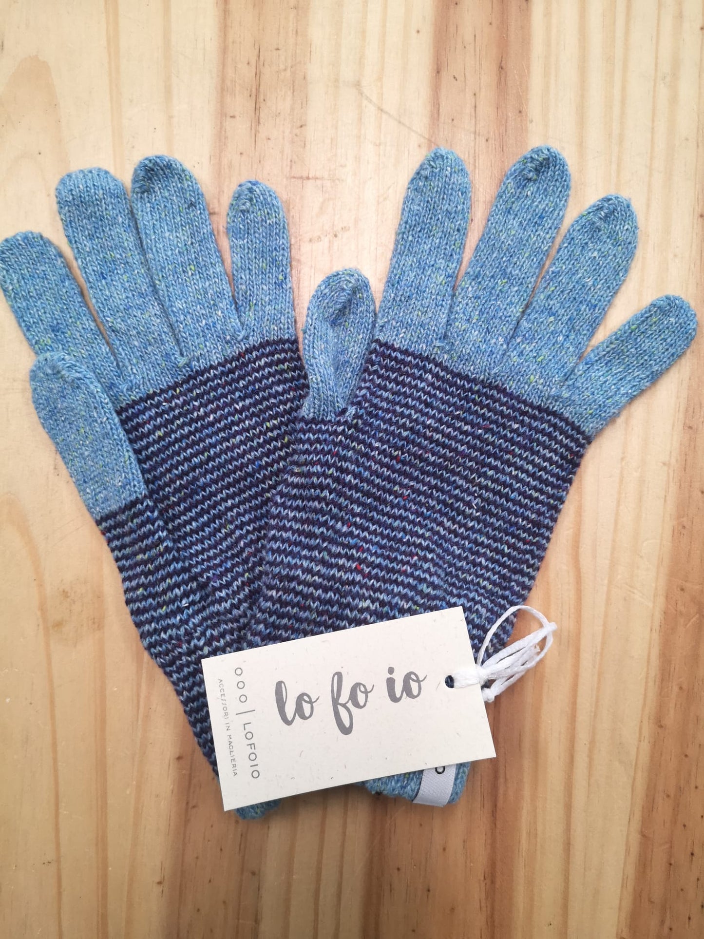 Guanti in lana rigenerata