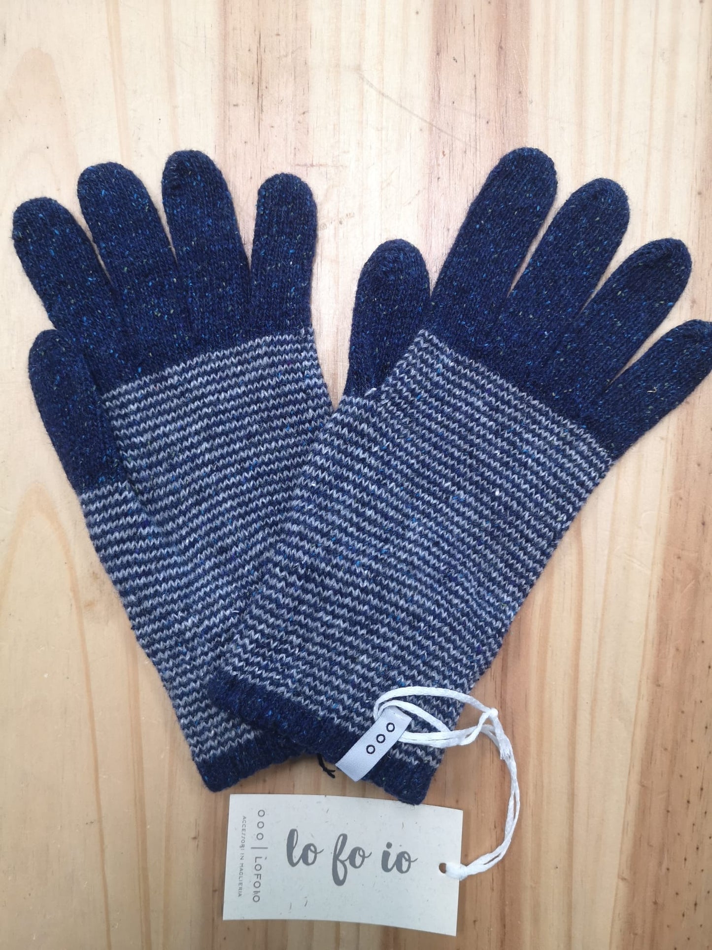 Guanti in lana rigenerata