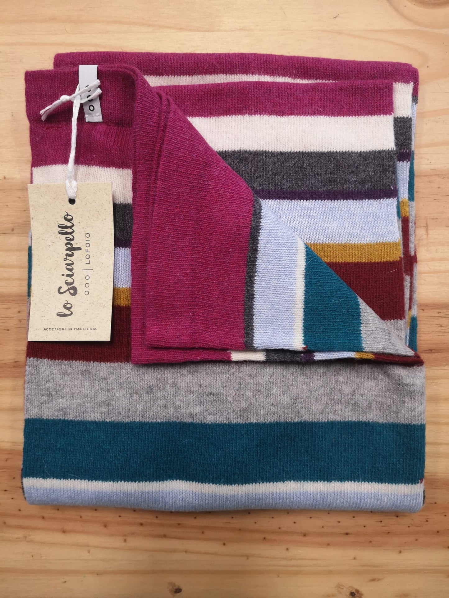 Sciarpa in lana rigenerata Sciarpello