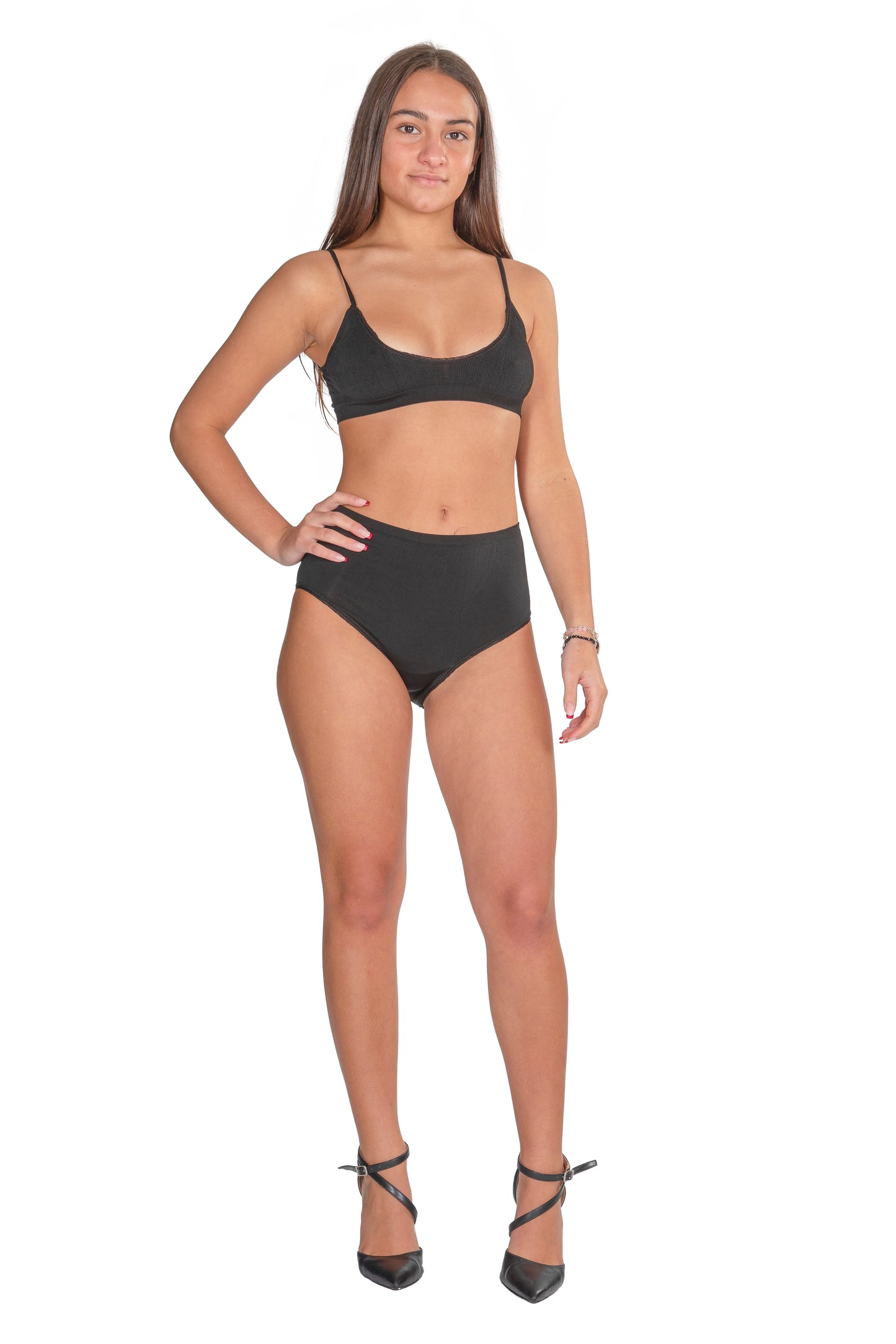 Coulotte vita alta seta vegetale/ricino