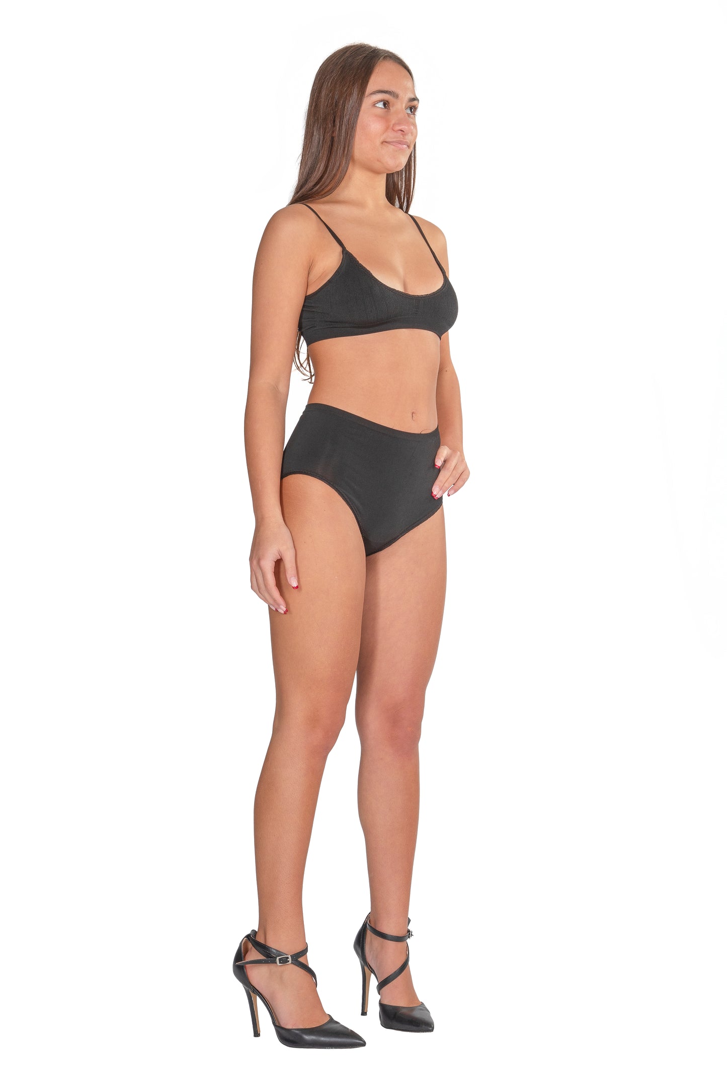 Coulotte vita alta seta vegetale/ricino