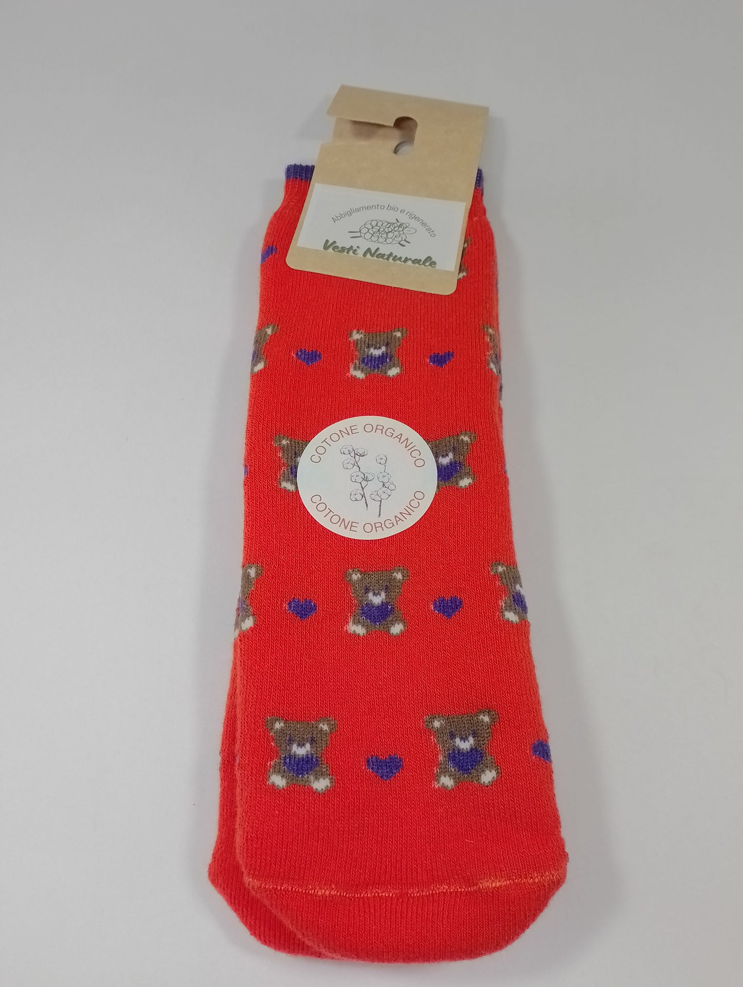 Calza di spugna antiscivolo cotone bio (bambini)