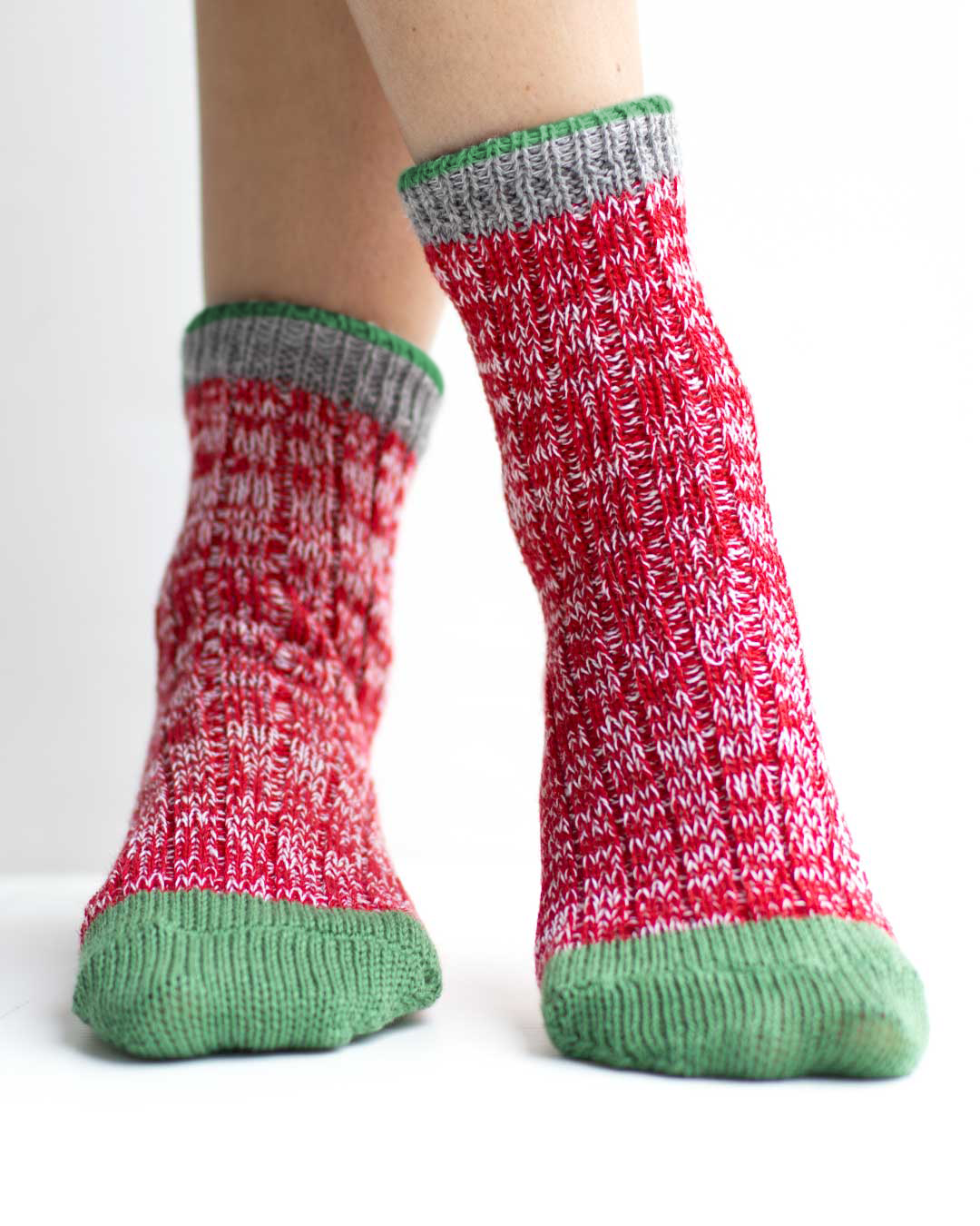 Calza Jaquard Lana Merinos