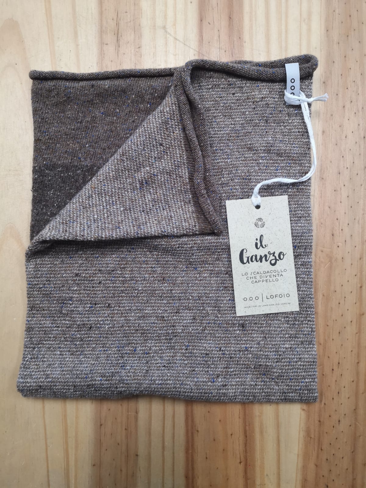 Scaldacollo Ganzo in lana rigenerata